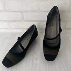 【美品】　⭐️ Fred Walk ストラップパンプス 23.0cm スエード調