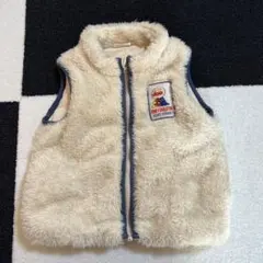 アンパンマン フリースベスト アイボリー