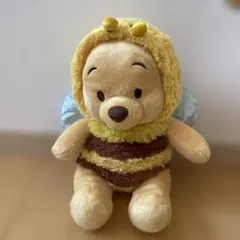値下げ　未使用　ディズニーストア　プーさん 蜂のコスチューム ぬいぐるみのサムネイル