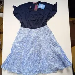 ファミリア　ワンピース　リバティ　140 新品未使用