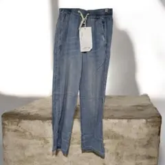 デニムパンツ メンズ L ウエスト イージー ジーンズ ストレッチ カジュアル