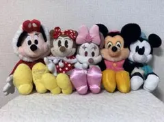 ディズニー ミッキー&ミッキー ぬいぐるみ 5体セット