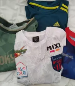 adidas シャツ130 その他３枚　合計４枚