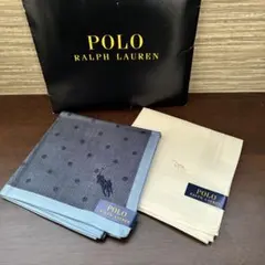 新品！POLO ポロ Ralph Lauren ラルフローレン ハンカチ 2点
