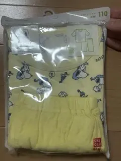 UNIQLO スヌーピー柄 パジャマ 110ドライパジャマ　半袖
