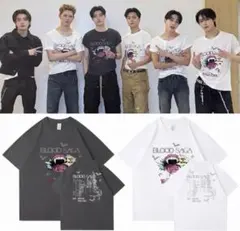 enhypen BLOOD SAGA ソウルコン Tシャツ ホワイト Мサイズ - メルカリ