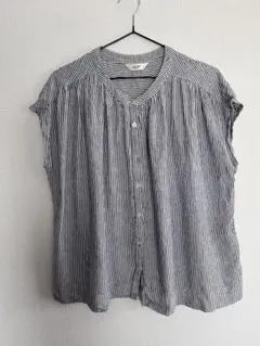 BEAMS HEART ストライプ 半袖シャツ