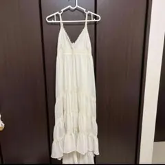 【Mサイズ】INGNI　ロングワンピース　白　ワンピース