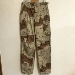80s US.Army 米軍 実物 チョコチップカモ トラウザーズ - メルカリ