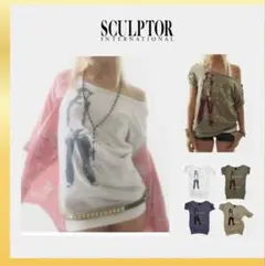 SCULPTOR プリントTシャツ