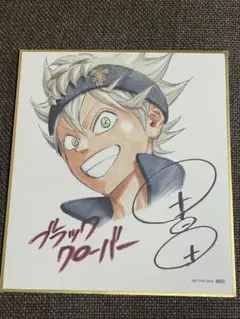 ブラッククローバー ジャンプスペシャルアニメフェスタ2016 ミニ色紙