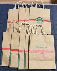スターバックス　紙袋　10枚セットのサムネイル