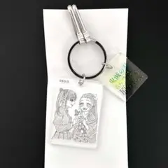 鬼滅の刃 吾峠呼世晴原画展 クリアベースキーホルダー 禰豆子 カナヲ