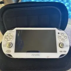 PS Vita ホワイト ケース付き　本体はジャンク品となります　値下げ可能