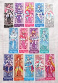【匿名発送】キミとアイドルプリキュア クリアしおり 全12種 フルコンプセット