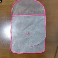 TARA BLANCA メッシュ　スカーフ入れ 透明 ピンク