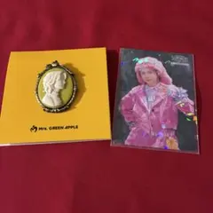 Mrs. GREEN APPLE BABELのTONカメオメピンズとフォトカード