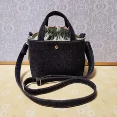 コロリンバッグ 岡山デニム生地 大きめサイズ ハンドメイド - メルカリ