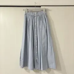 Gymphlex ジムフレックス ストライプ ロングスカート　ビショップのサムネイル