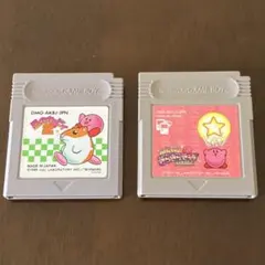 任天堂ゲームボーイ　星のカービィ2、カービィのきらきらきっず　2本セット