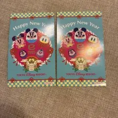 ディズニーリゾート　HappyNewYear2025 カード2枚セット【非売品】