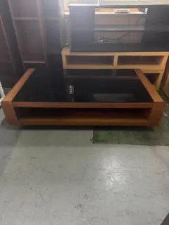 モダンな木製コーヒーテーブル s1003