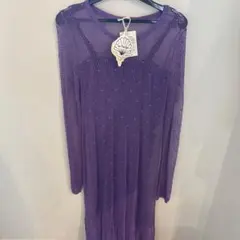 シールームリンのドットクロシェニットドレスのサムネイル