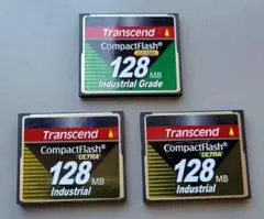 Transcend コンパクトフラッシュ 128MB 3枚セット