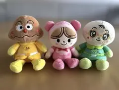 アンパンマン　ぬいぐるみ　カレーパンマン　あかちゃんマン　メロンパンナちゃん