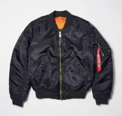 90s alpha industries ma-1 フライトジャケット　ブラック