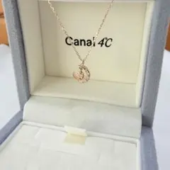 Canal 4℃ K10ホワイトゴールド ネックレス 三日月 - メルカリ