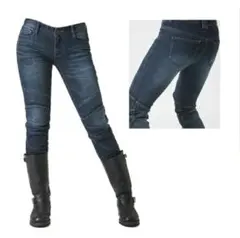 ugly BROS MOTO PANTS TWIGGY BLUE レディース - メルカリ