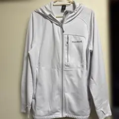 mont-bell フード付きパーカー ホワイト