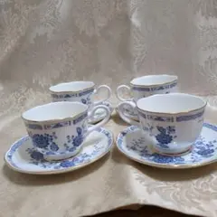 【希少/NT印】ノリタケ Pure＆White カップ＆ソーサー 4客セット