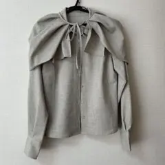 dazzlin 2WAYケープリボンブラウス