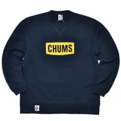 値下げ！CHUMS クルーネック ボックスロゴ スウェットトレーナーMサイズ