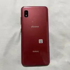 ジャンク　SIMフリー ドコモ Galaxy A21 SC-42A 本体 レッド