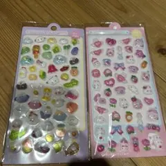 ラスト1点 立体シールセット 2シート