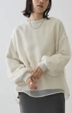 AMERICAN HOLIC レイヤードスウェット