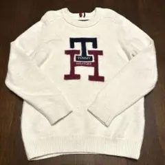 TOMMY HILFIGER 128cm 女の子白色セーター 即日発送