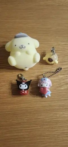 ポムポムプリン クロミ ピアノ キーホルダー めじるし 置物 サンリオ