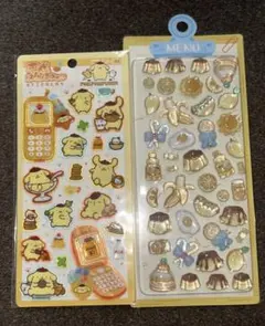 MENU プリン 立体シール 平成はっぴーフォンポムポムプリン 新品未使用