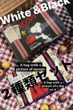 2個セット！PEANUTS SNOOPY スヌーピー 保温保冷巾着バッグ