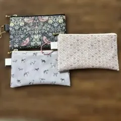 L字ファスナーポーチ【ミニsize】 ユキエモン ハンドメイド - メルカリ