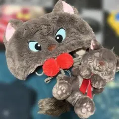 ディズニーリゾート　ベルリオーズ ファンキャップ ショルダーバッグ セット　猫