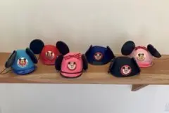 【レトロ】東京ディズニーランド ミッキーマウス ミニーマウス　ファンキャップ