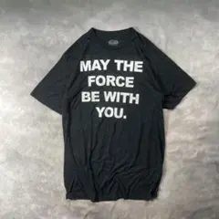 古着STARWARS スターウォーズ公式オフィシャル TシャツXL杢黒Yt007