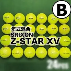 【B20】 SRIXON Z-STARXV 黄 年式混合 ロストボール 24球のサムネイル