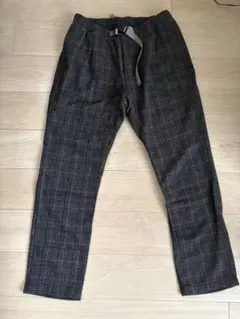GRAMICCI グラミチ　チェック ウール混パンツ