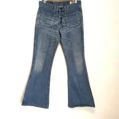 BIG JOHN デニムパンツ MH402B ベルボトム ボタンフライ 일본제